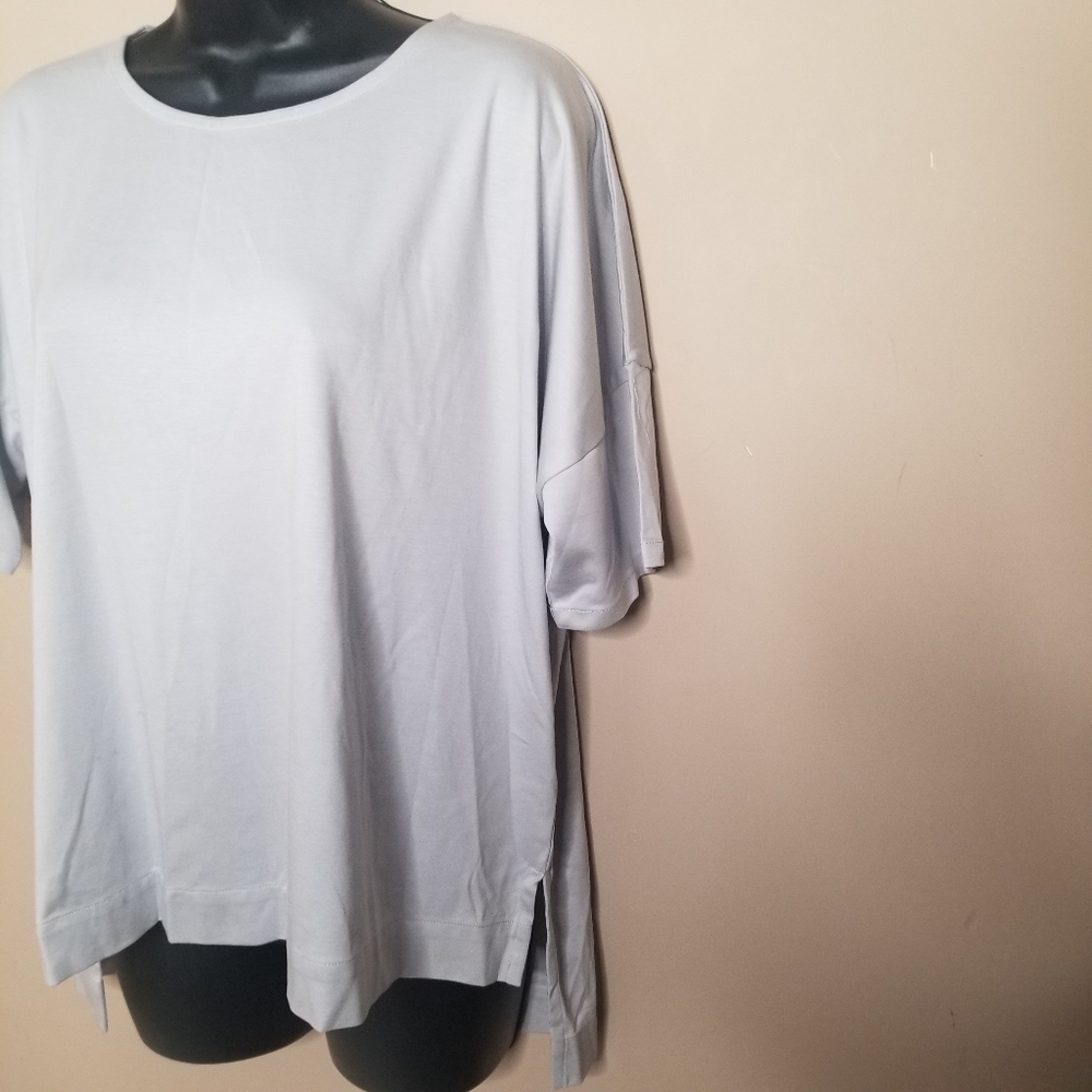 Madewell Night Shift blouse color Fog Size Small - Picture 9 of 10